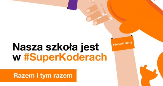 Udało się! Będziemy #SuperKoderami. Od września ruszamy z zajęciami, @Fundacja Orange pomoże nam uczyć programowania. Nie możemy się doczekać! ;)