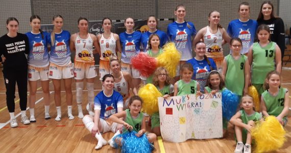 Współpraca SP59 z klubem koszykówki kobiet MUKS Poznań